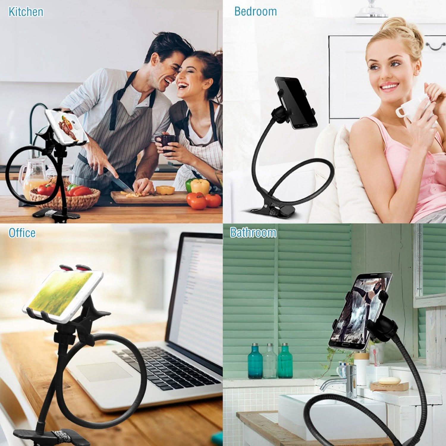 iMountek Lazy Bracket 360 Degree Rotation Gooseneck Clip
