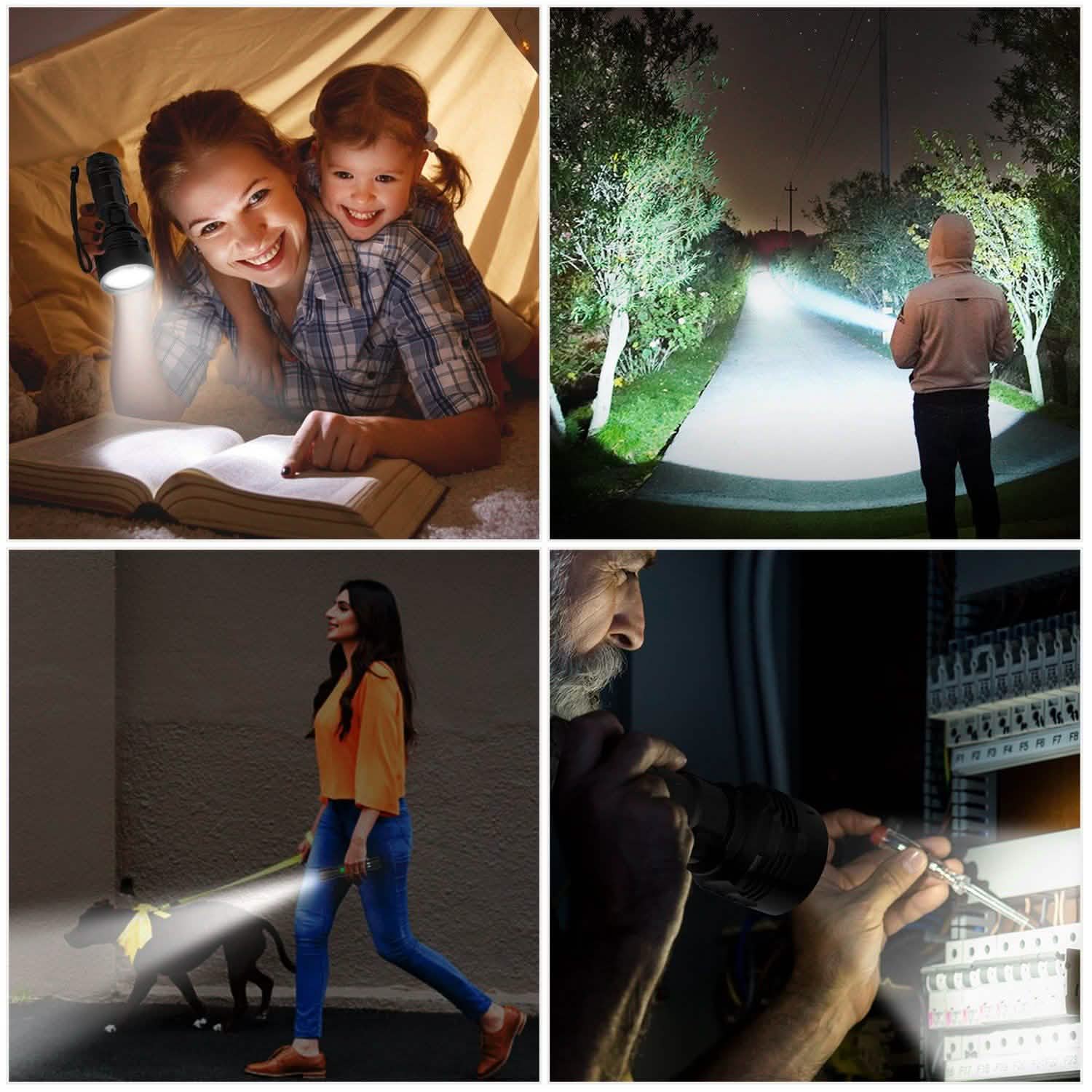 iMounTEK LED Flashlight with 3 Lighting Modes