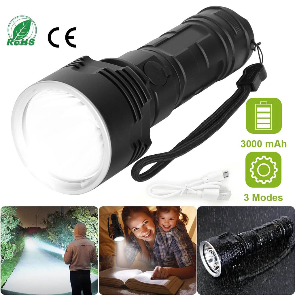 iMounTEK LED Flashlight with 3 Lighting Modes