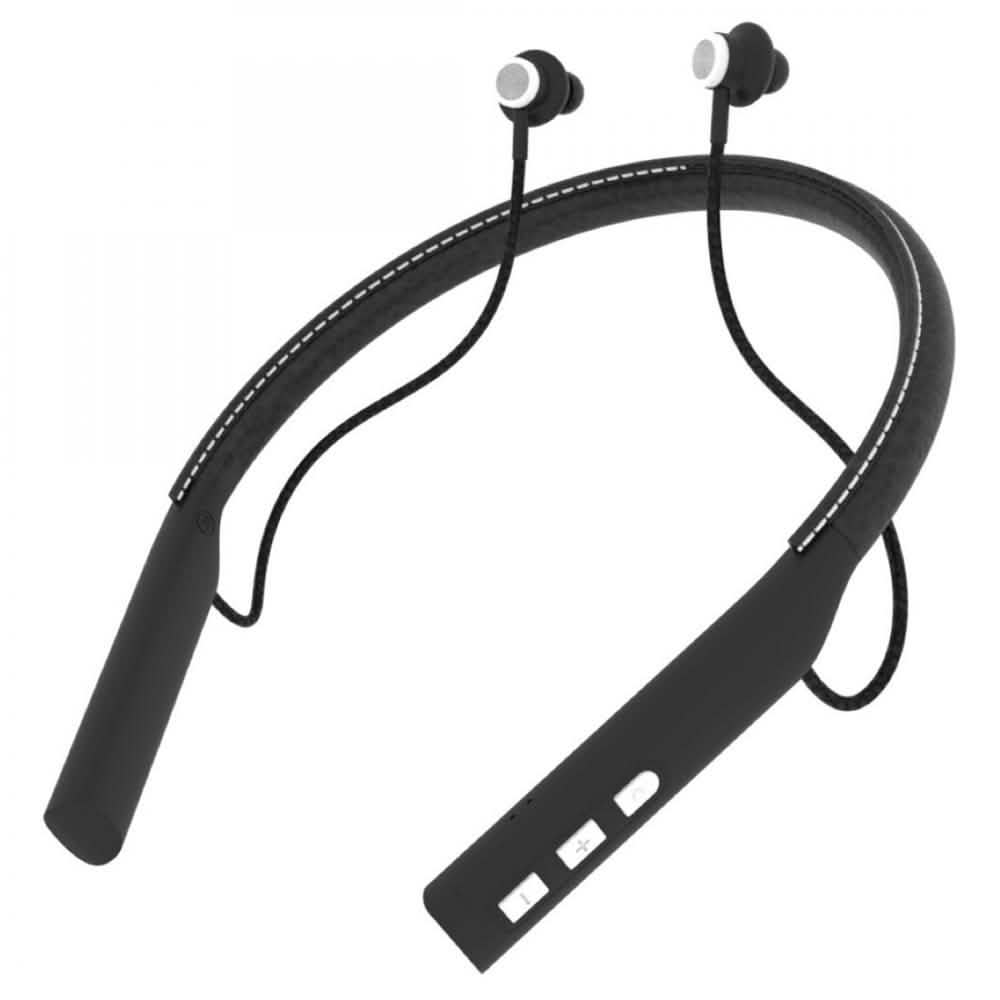 IMPECCA EBN-500BT Bluetooth Leather Neckband Stereo Earphone