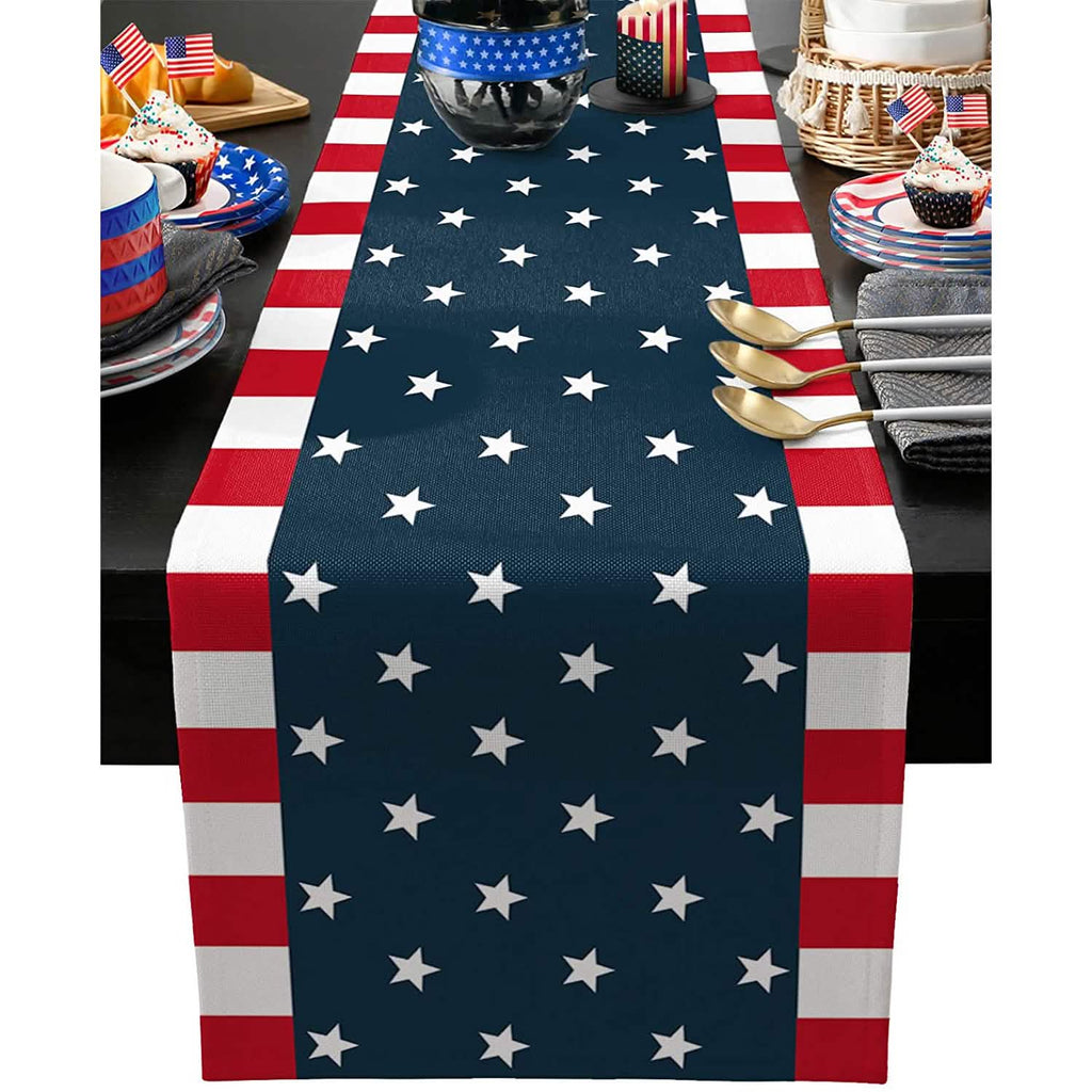 Independence Day 4th of July Table Runner Dresser Scarves