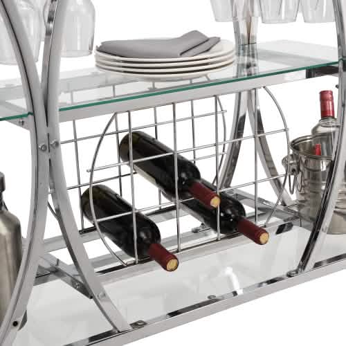 Industrial Bar Cart Kitchen Bar Service Cart