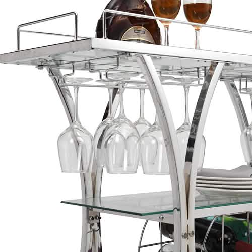 Industrial Bar Cart Kitchen Bar Service Cart