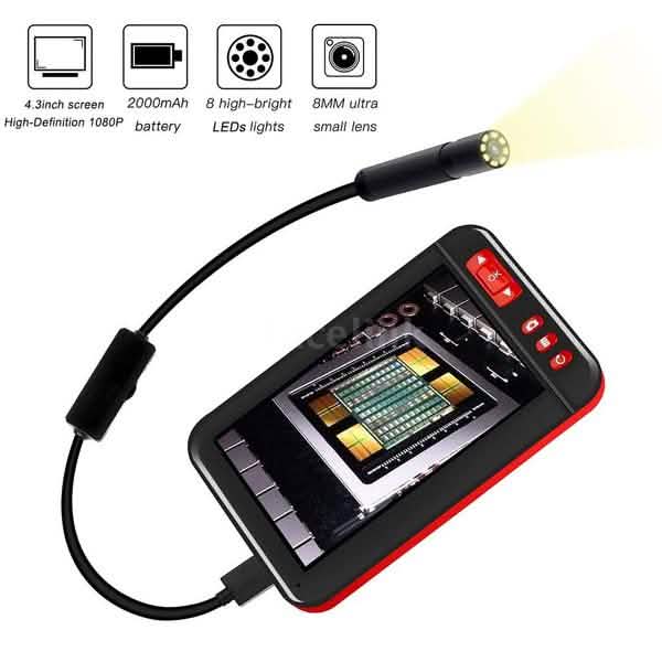 Industrial Endoscope Borescope Inspection Camera Built-in