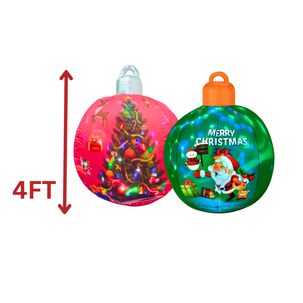 4FT Inflatable Christmas Ornament Decoration AA2025-4-813/ AA2024-0361 – Santa or Christmas Tree Design