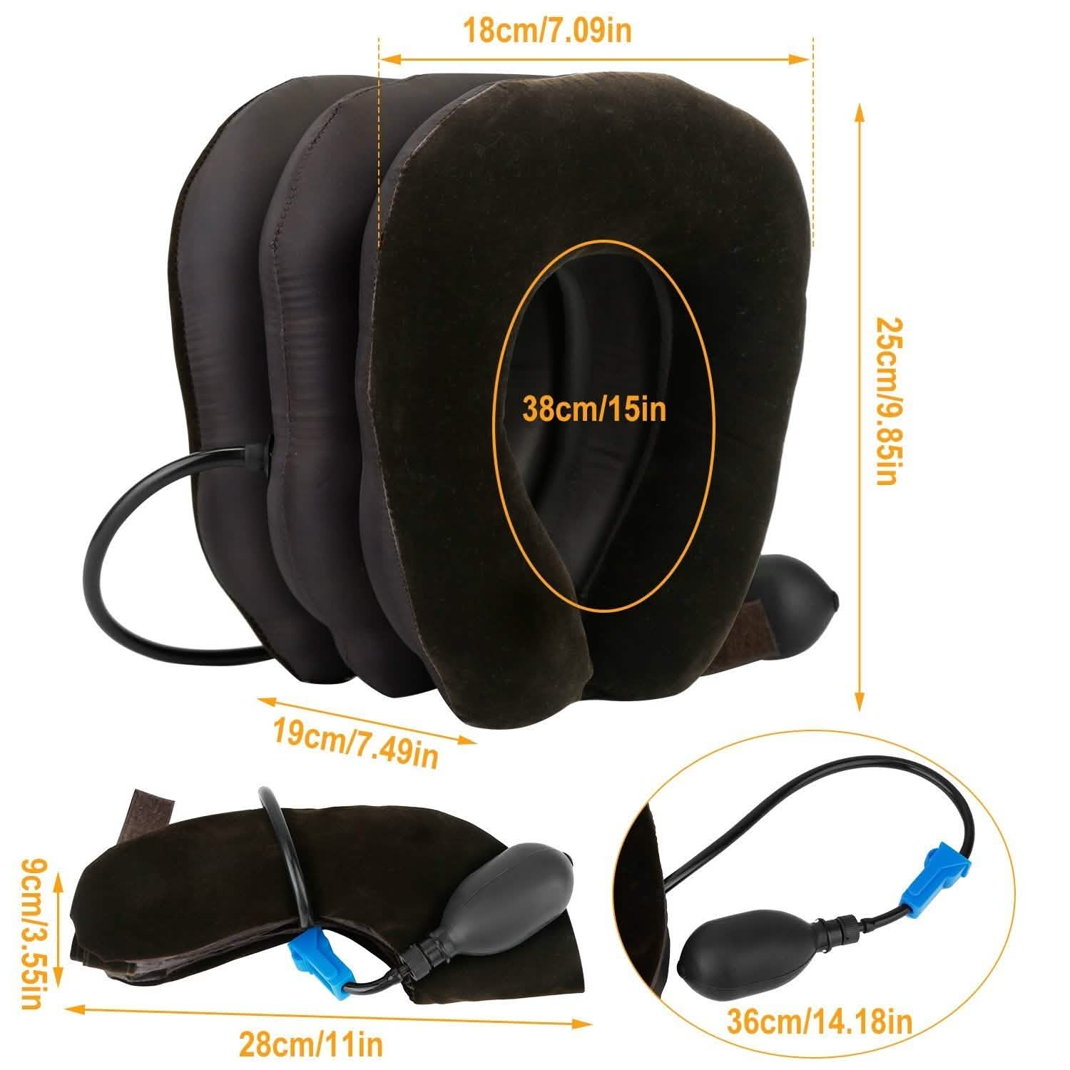 Inflatable Cervical Neck Traction Pillow