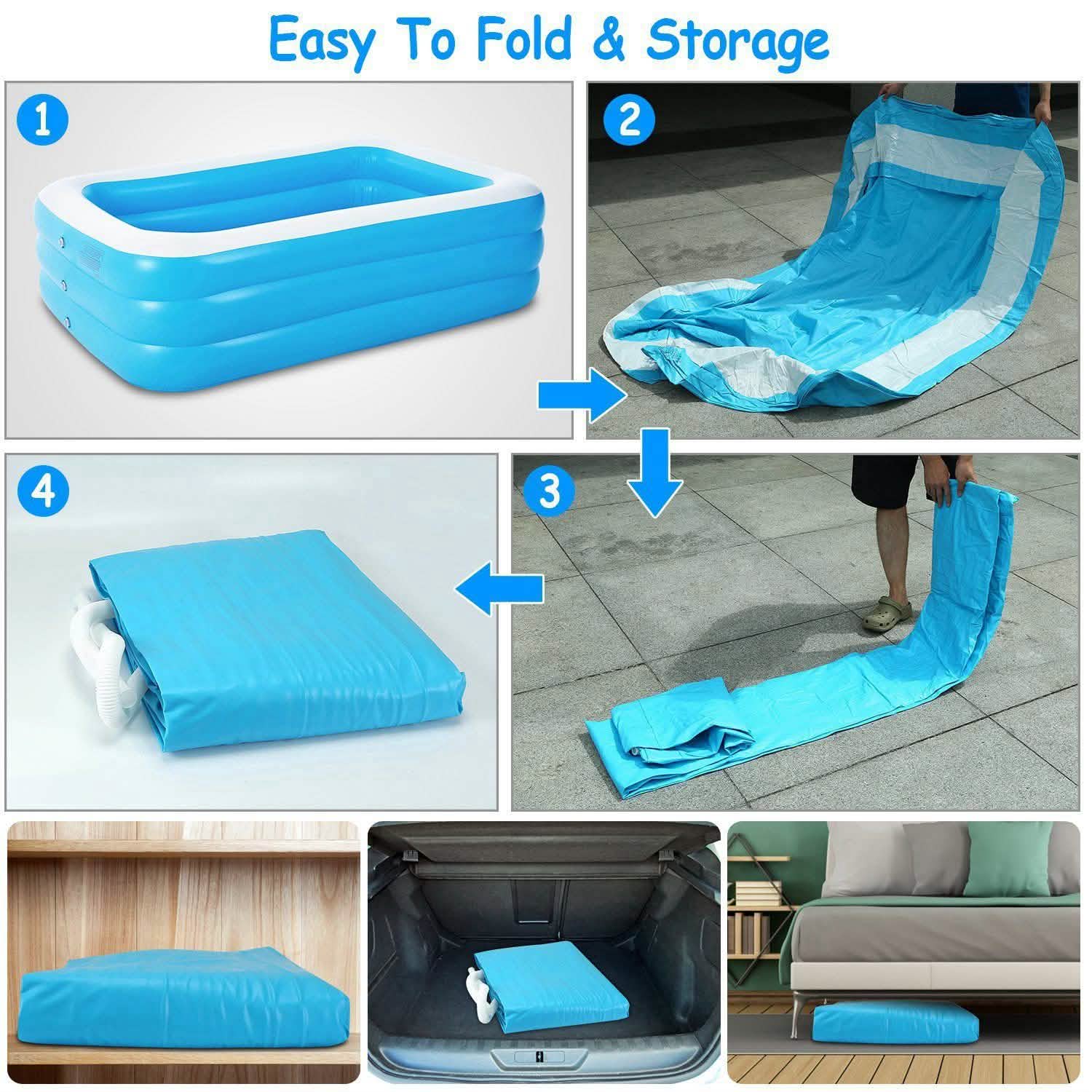 Inflatable Family Swimming Pool