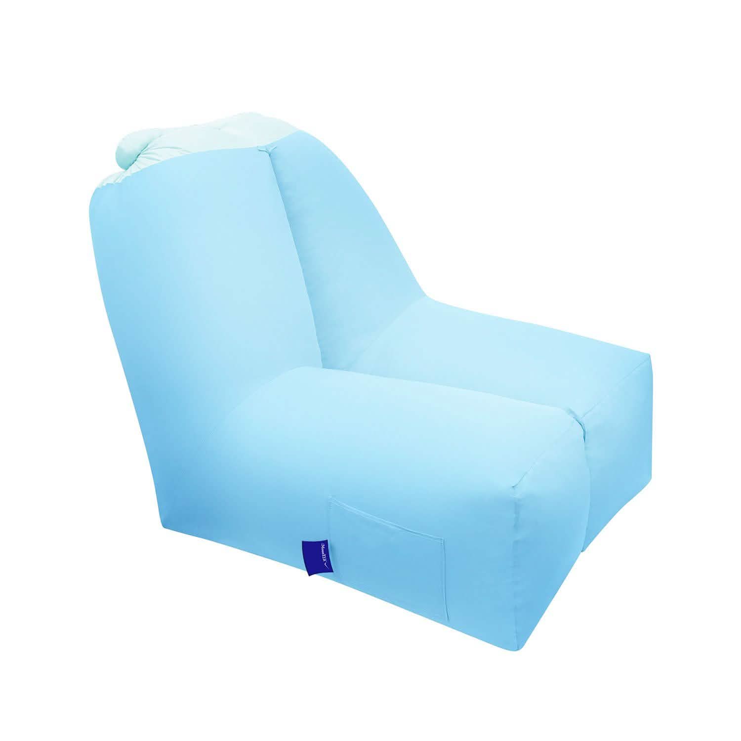 Inflatable Lounger Air Sofa Chair Couch with Portable Organizing Bag