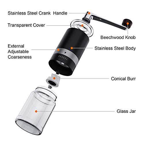 Ingeware Manual Coffee Grinder with Adjustable Coarse Setting
