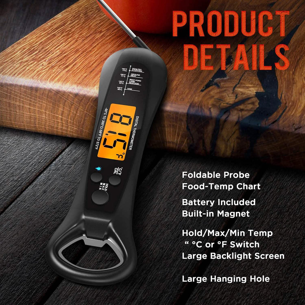 Instant Read Meat Thermometer for Cooking