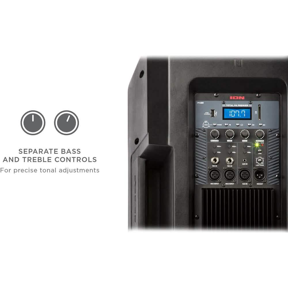 Ion Audio Total PA Premier High Power Bluetooth PA System with Lights