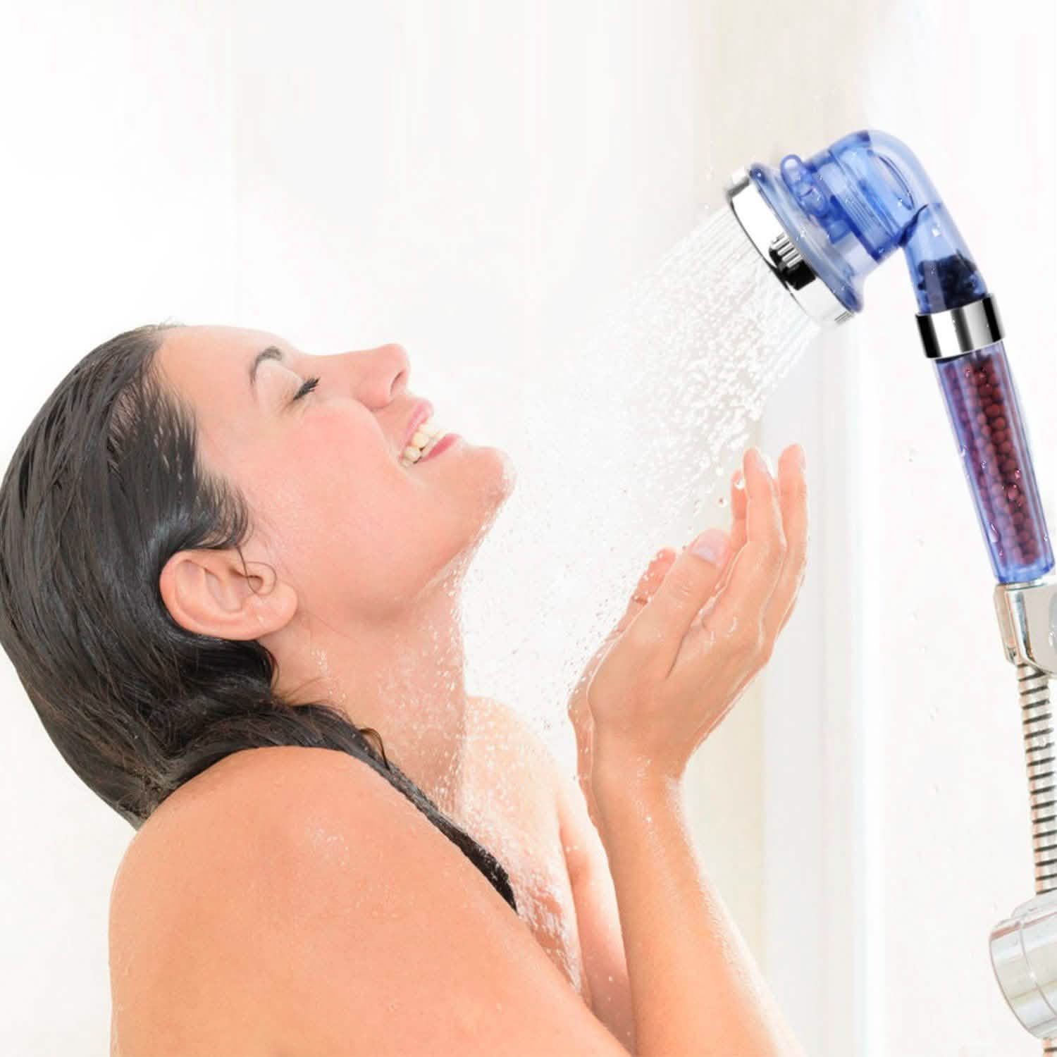 Ionic High Pressure Filter Shower Head