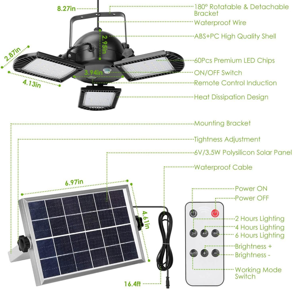 IP65 Waterproof Solar Pendant Lights