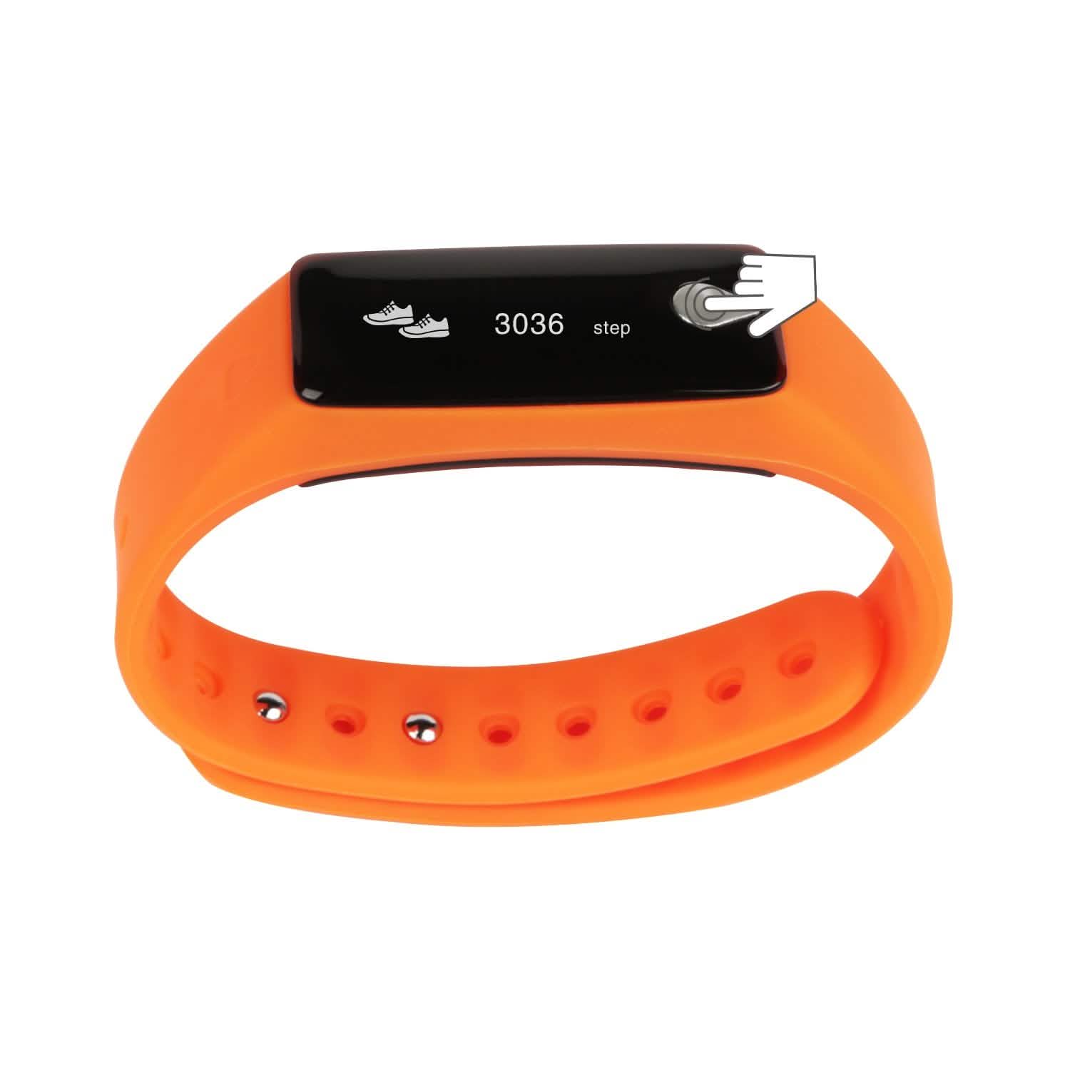 IP67 Fitness Tracker Watch with Heart Rate Monitor and Step Counter