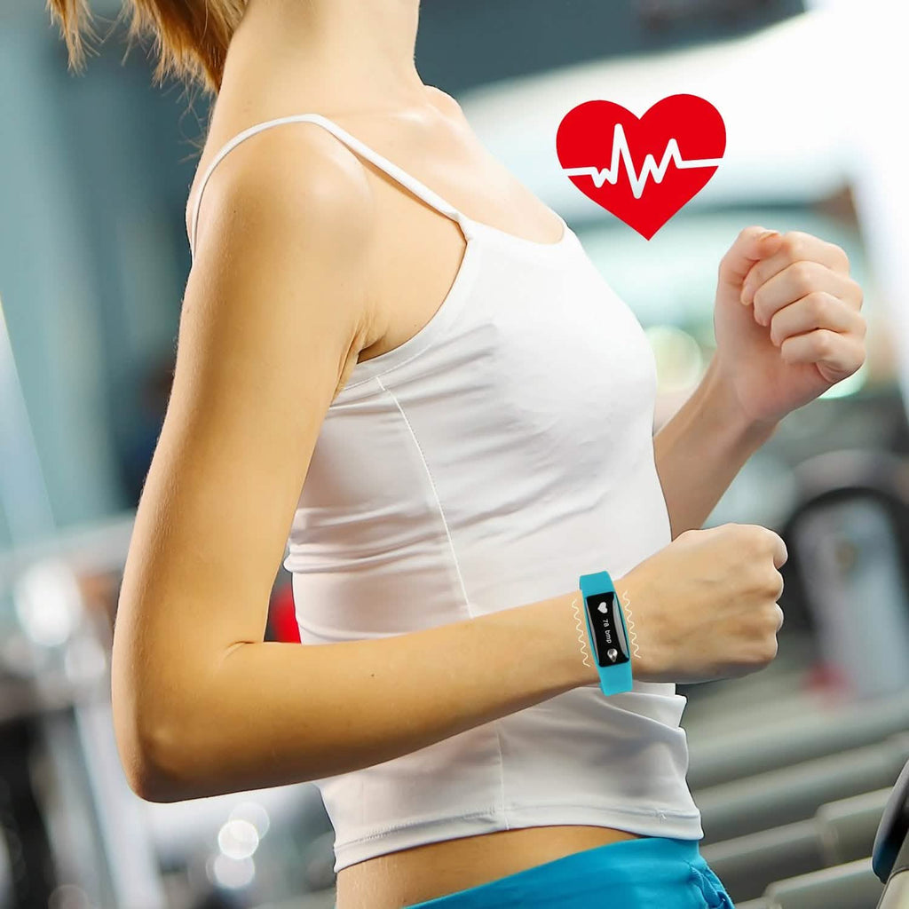 IP67 Fitness Tracker Watch with Heart Rate Monitor and Step Counter