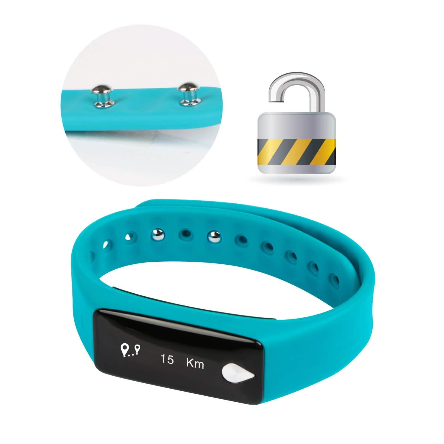 IP67 Fitness Tracker Watch with Heart Rate Monitor and Step Counter