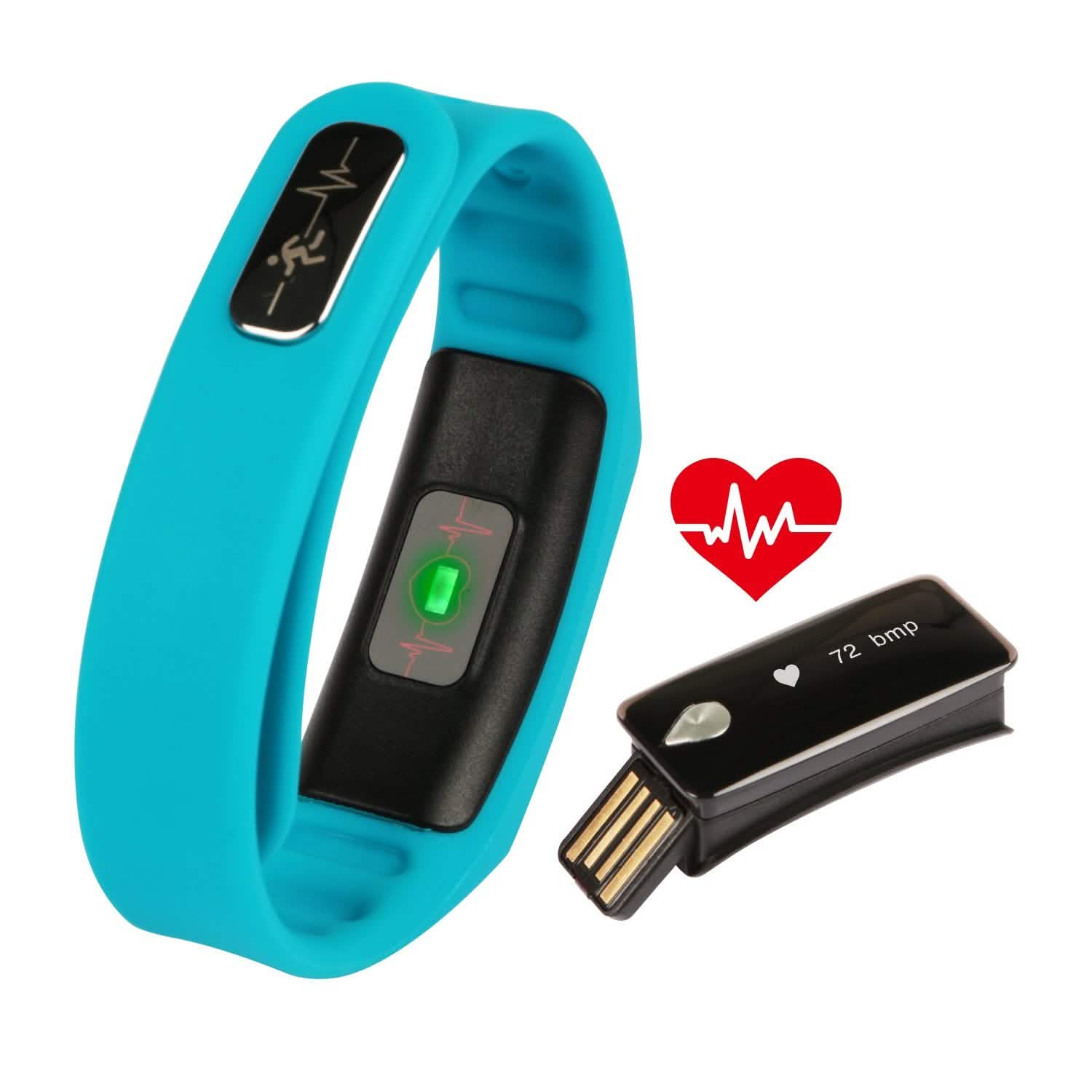 IP67 Fitness Tracker Watch with Heart Rate Monitor and Step Counter