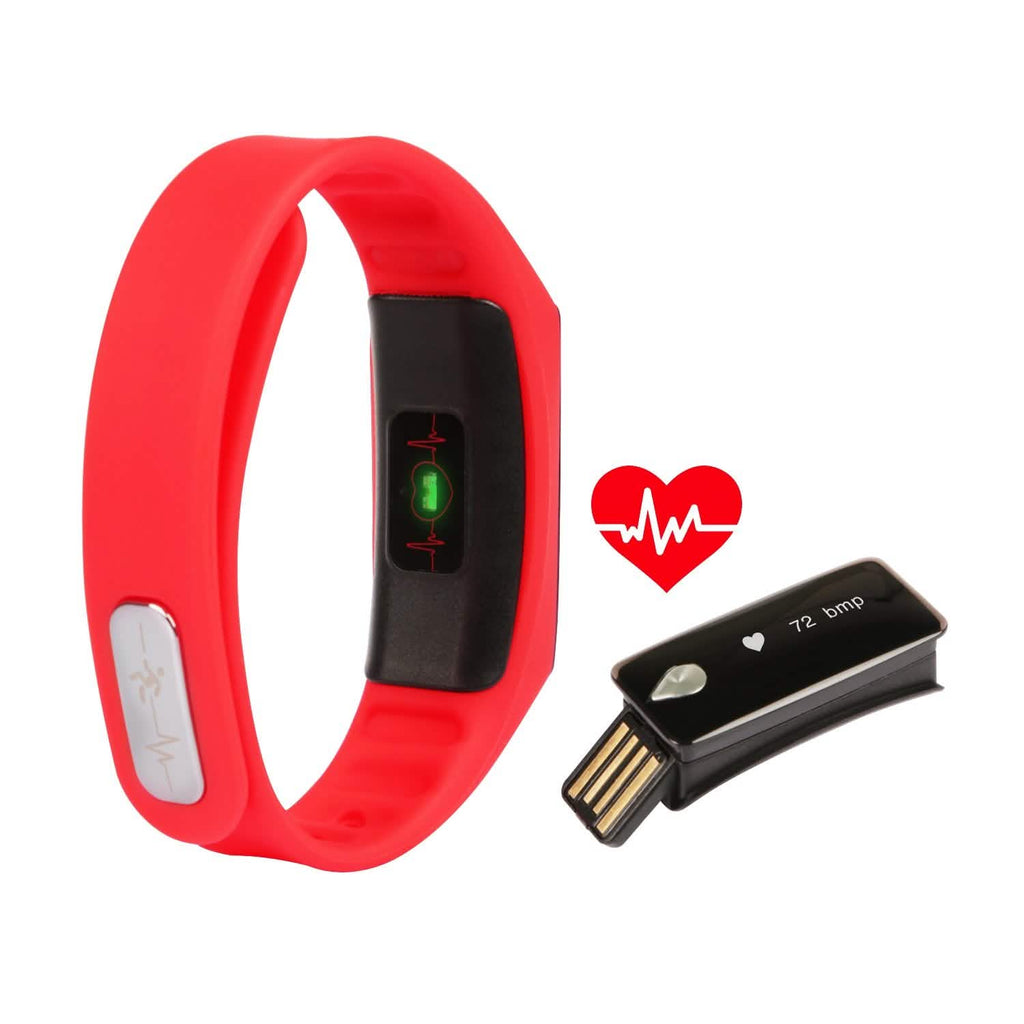 IP67 Fitness Tracker Watch with Heart Rate Monitor and Step Counter