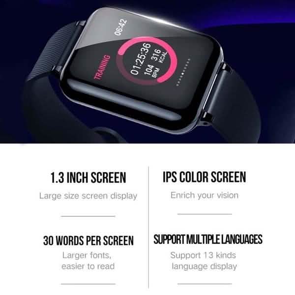 IP67 Waterproof Bluetooth  Sport Smart Watch