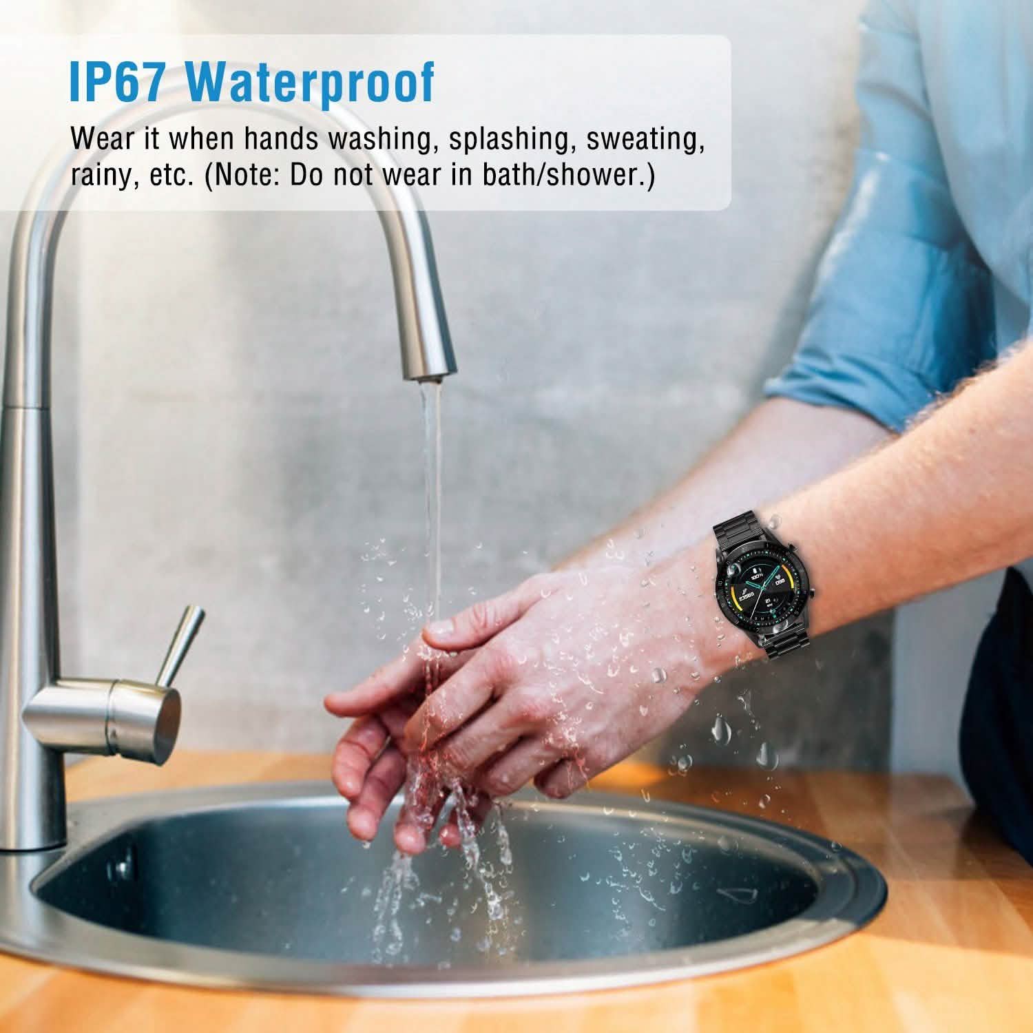 IP67 Waterproof Wireless Smartwatch Fitness Tracker