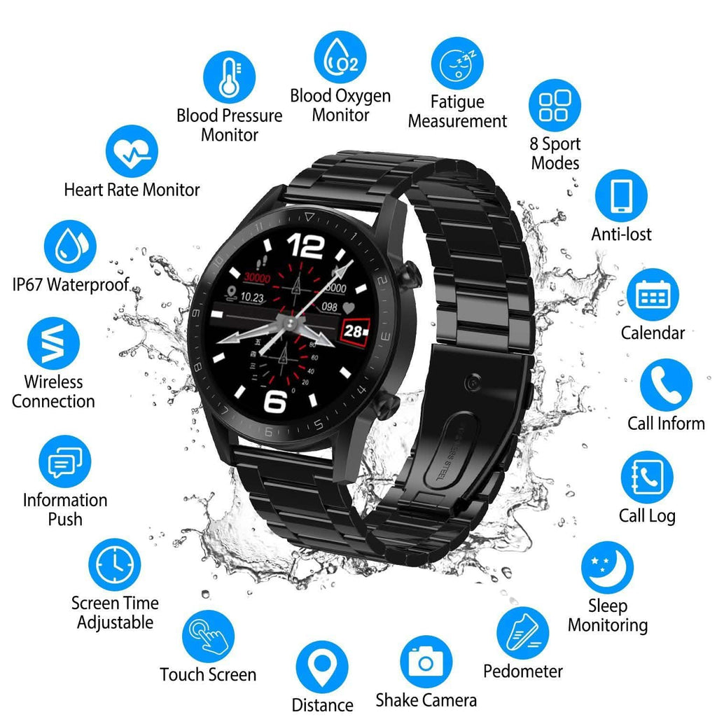 IP67 Waterproof Wireless Smartwatch Fitness Tracker