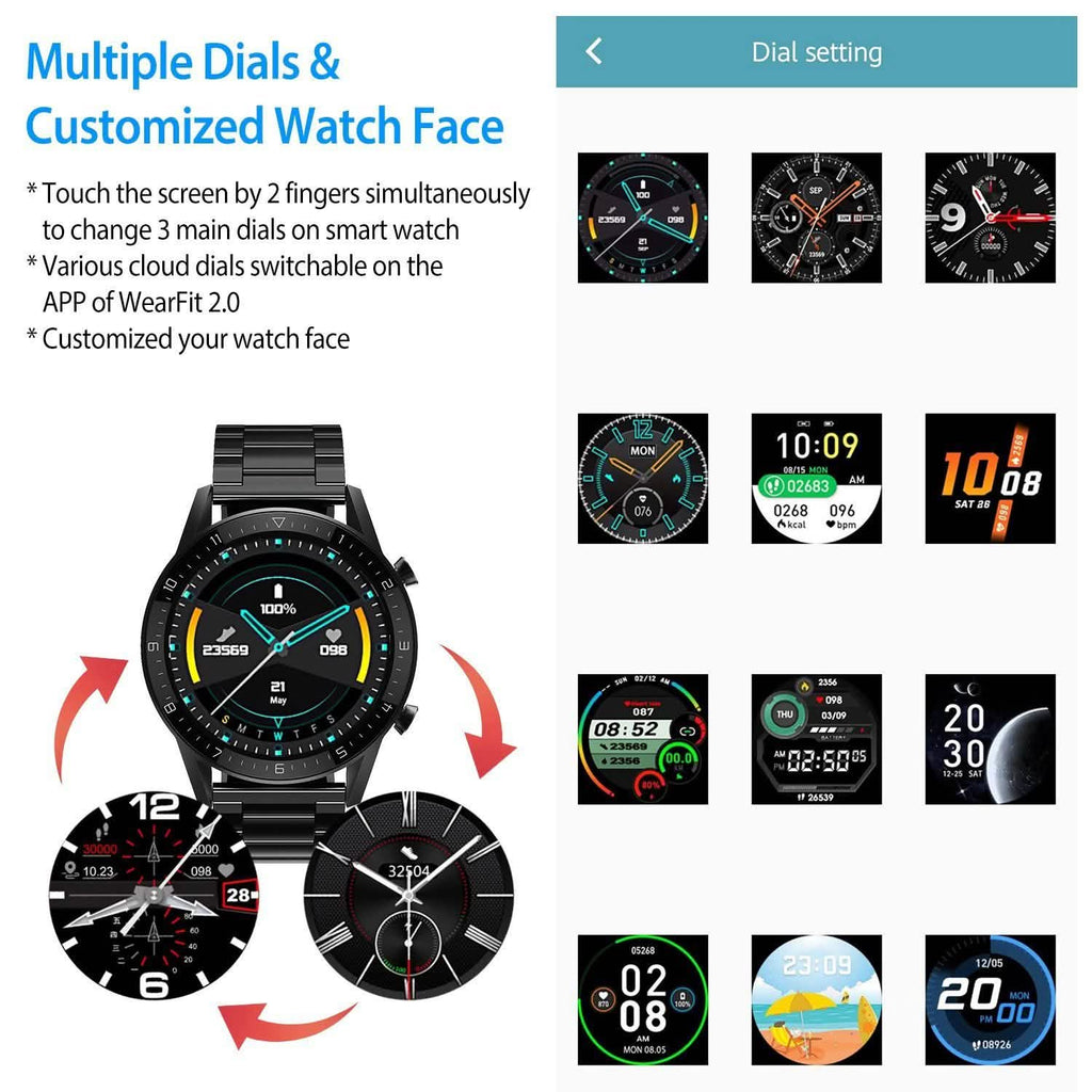 IP67 Waterproof Wireless Smartwatch Fitness Tracker