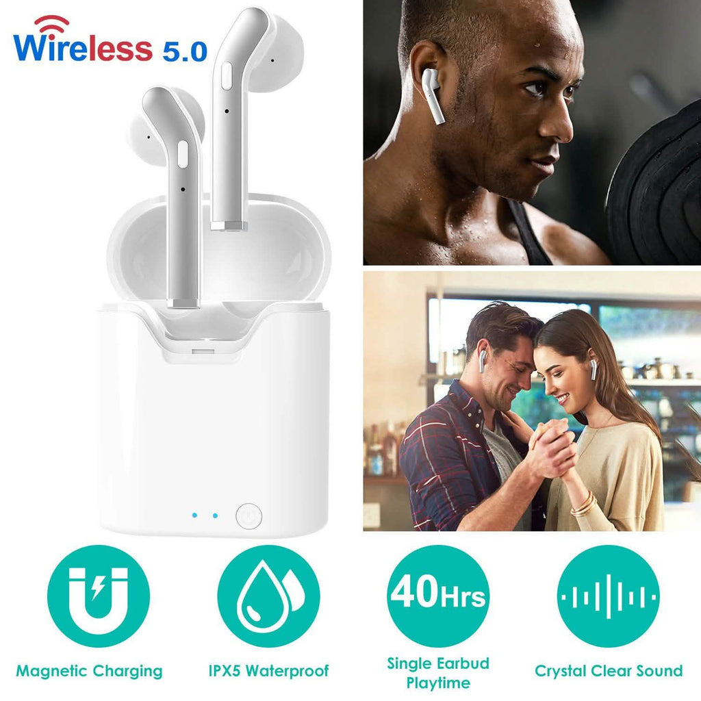 IPX5 Waterproof Wireless 5.0 TWS Earbuds