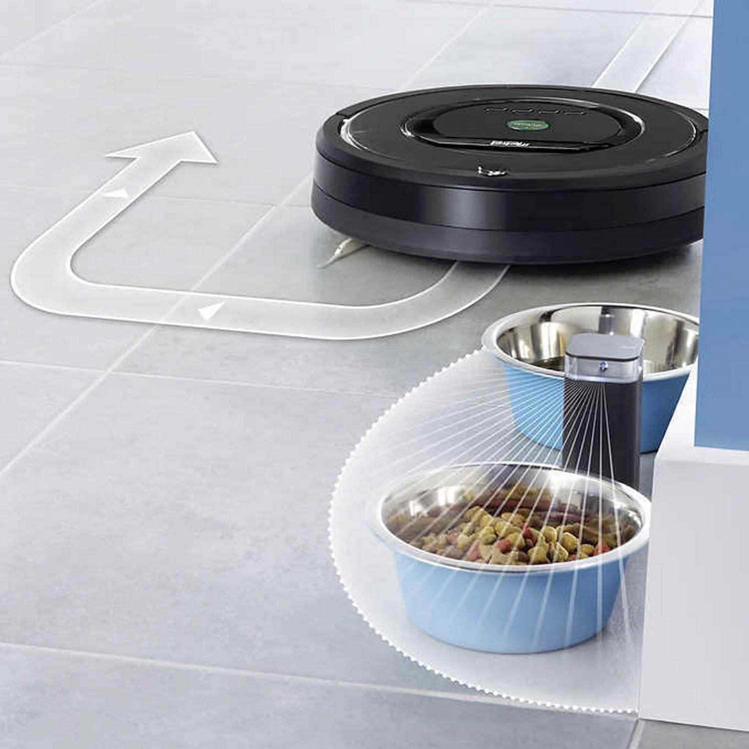 iRobot Roomba 805 Cleaning Vacuum Robot with Dual Virtual Wall Barriers and Bonus Filter (Refurbished)