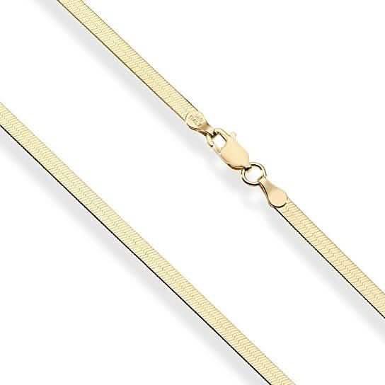 Italian Gold Sterling Silver Herringbone Chain