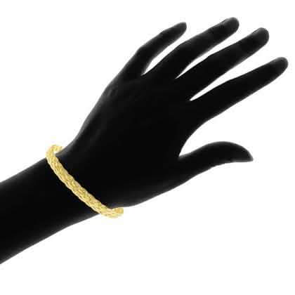 Italian Sterling Silver Adjustable Silver Bracelet