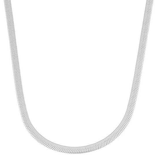 Italian Sterling Silver Herringbone Chain