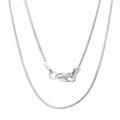 Italian Sterling Silver Snake Chain Necklace