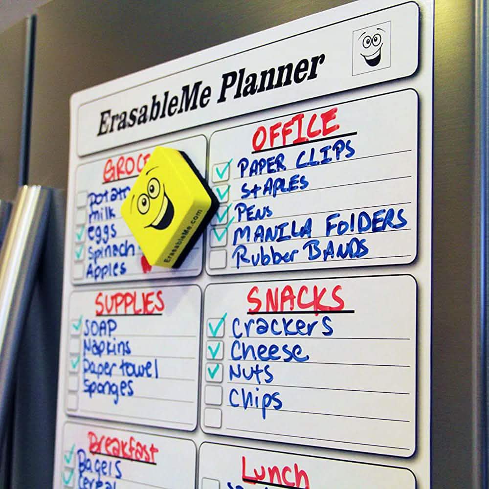 ItemMax Magnetic Dry Erase Calendar for Refrigerator
