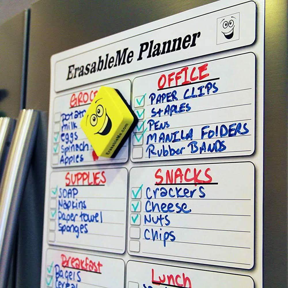 ItemMax Magnetic Dry Erase Calendar for Refrigerator