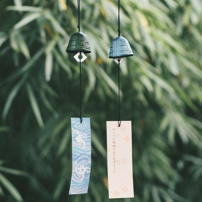 Japanese Iron Wind Chime Retro Hanging Bell Outdoor Hanging Wind Bell Suit For Home Car Decoration Wind Chimes For Home Garden Hanging Good Luck Blessing
