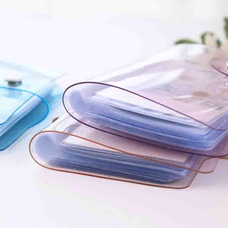 Jelly Color Photo Album for Mini Card Photo Sticker Album Mini Photo Album Transparent Glitter Card Holder Gifts For Valentine Gifts for Friends