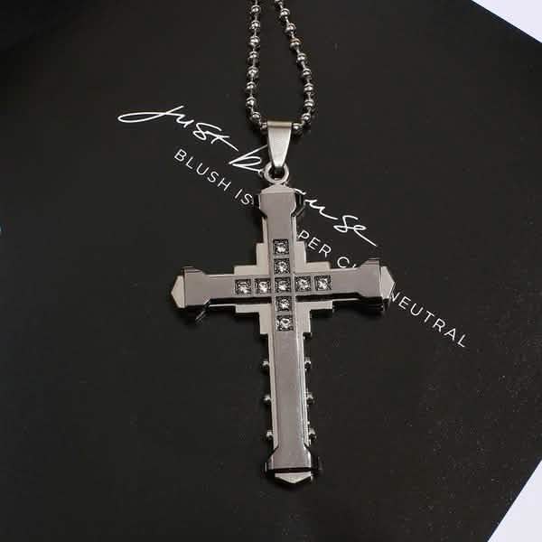Jesus Cross Pendant Necklace Jewelry