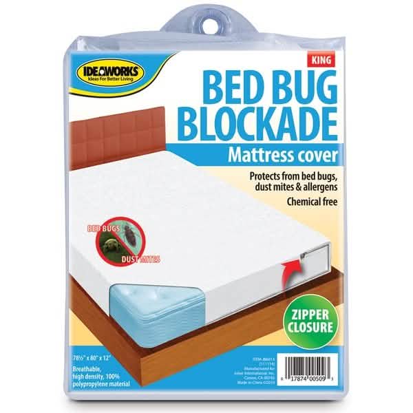Ideaworks Bed Bug Blockade Mattress Protector - Size: King