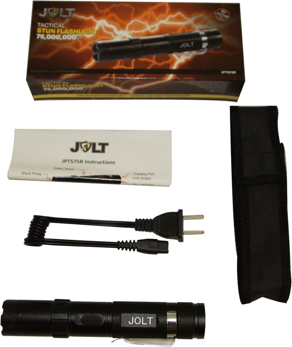 JOLT Police Tactical Stun Flashlight 75 Million Volt