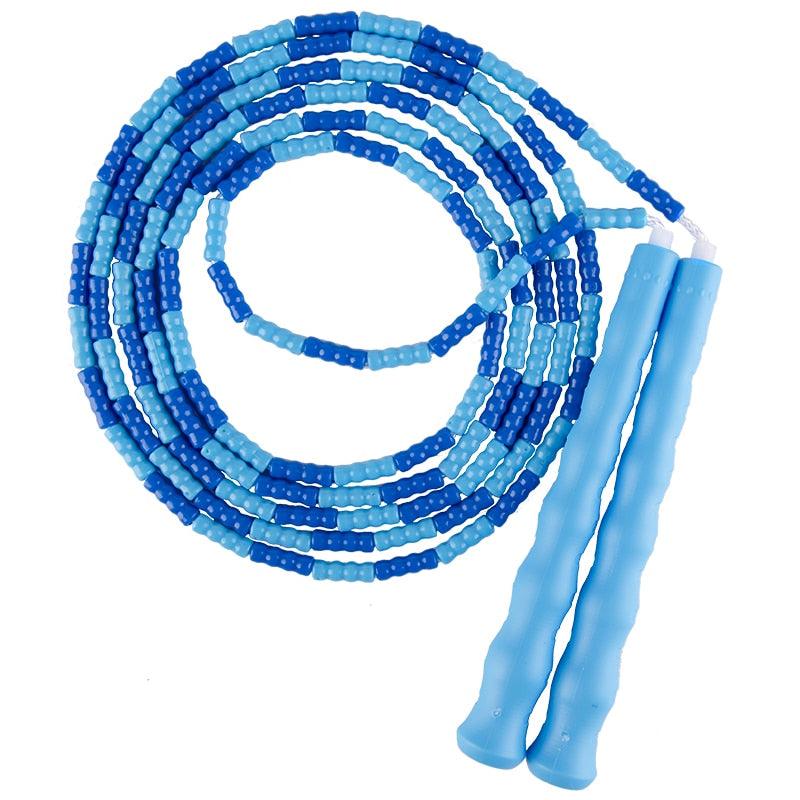Jump Skipping Rope Beginner Soft Beaded Adjustable Tangles Free Fitness Skipping Rope For Men Women Kids Soft Beaded Skipping Rope Keeping Fit For Training Workout And Weight Loss