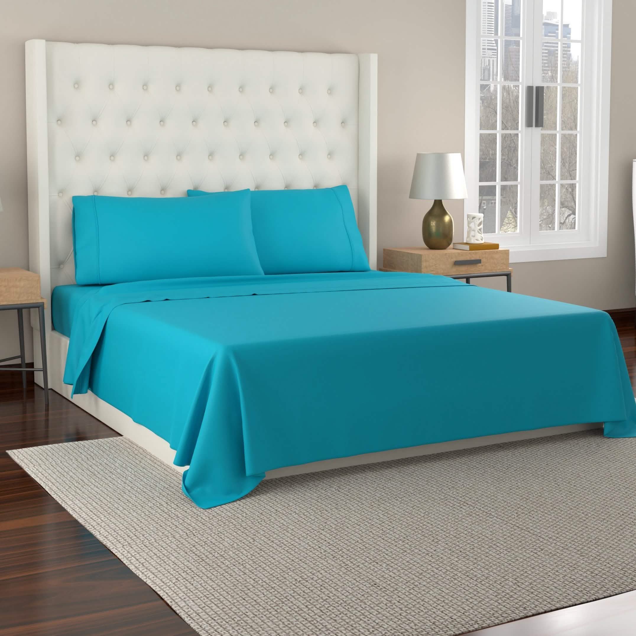 Kathy Ireland 300 Thread Count Organic Cotton Percale Sheet Sets