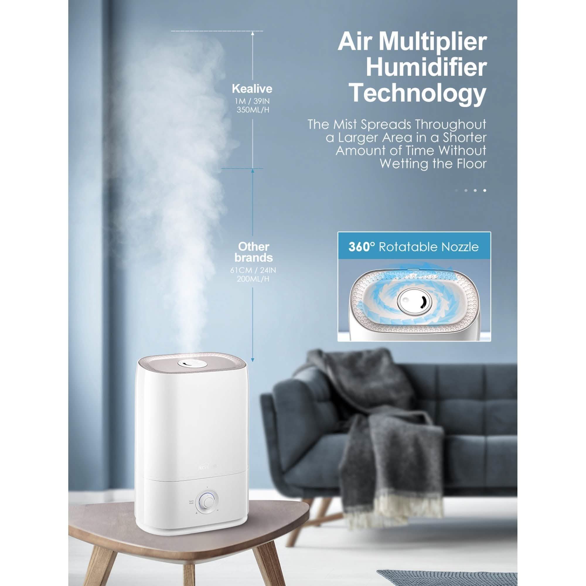 Kealive Cool Mist Humidifier
