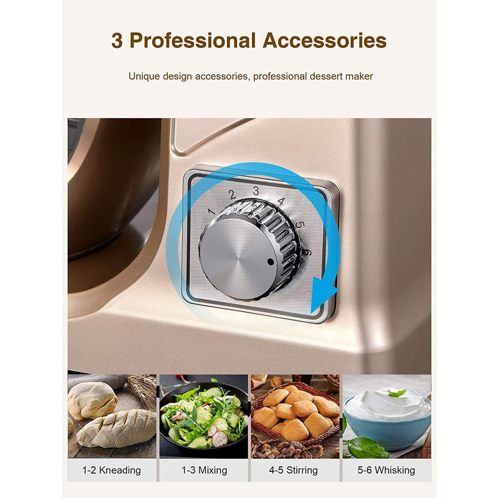 Kealive Stand Mixer - Electric Food Mixer Kitchen with 5.5QT