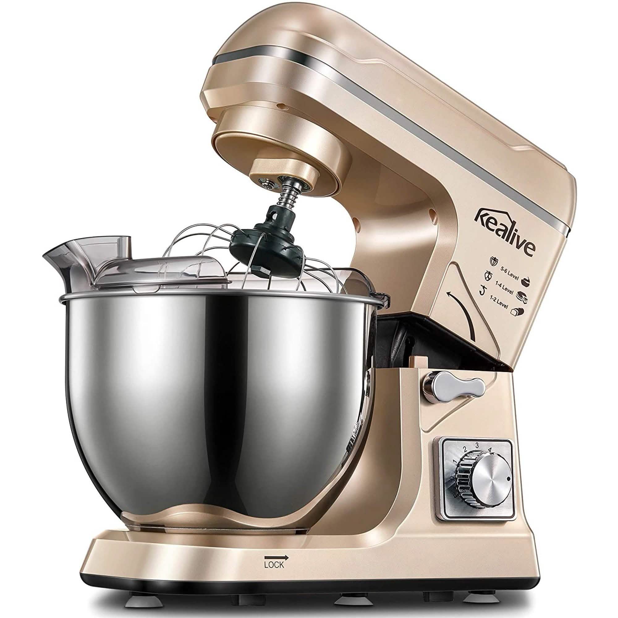 Kealive Stand Mixer - Electric Food Mixer Kitchen with 5.5QT