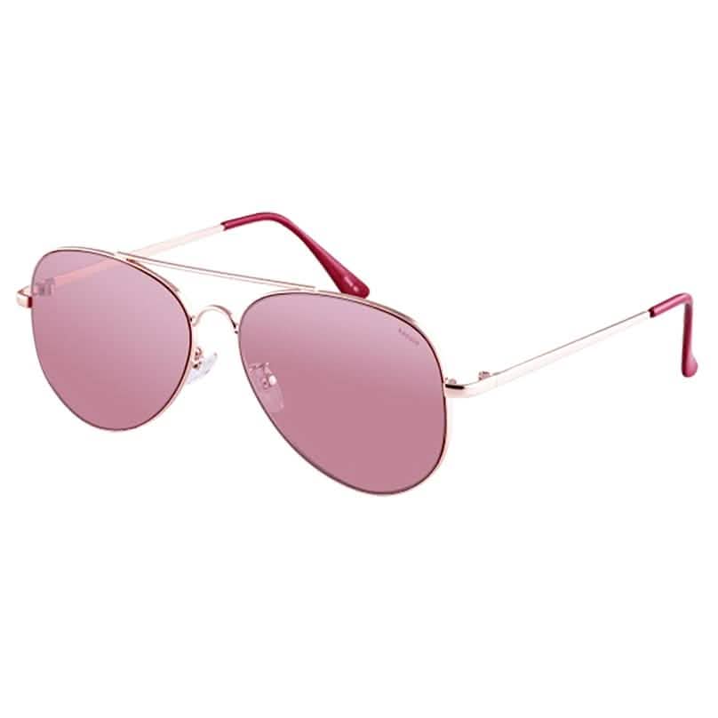 Kensie Carissa Women's Shiny Metal Aviator Sunglasses
