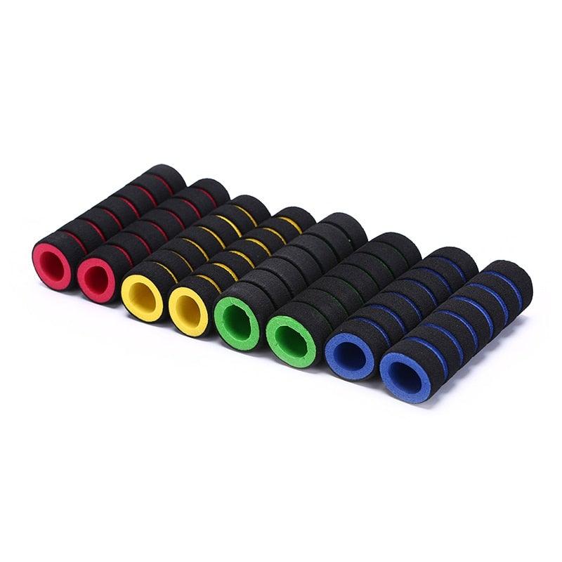 Kids Bike Bicycle Tricycle Scooter Rubber Grip Handle Handlebar Grips Anti-skid Colorful Grips Mountain Bike Grips Sponge Bike Soft Handle Grips Suitable For Road Bikes Mountain And Kids Bikes
