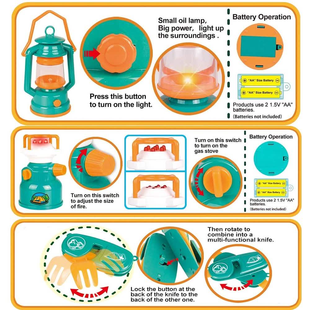 Kid’s Camping Tent Toy Set