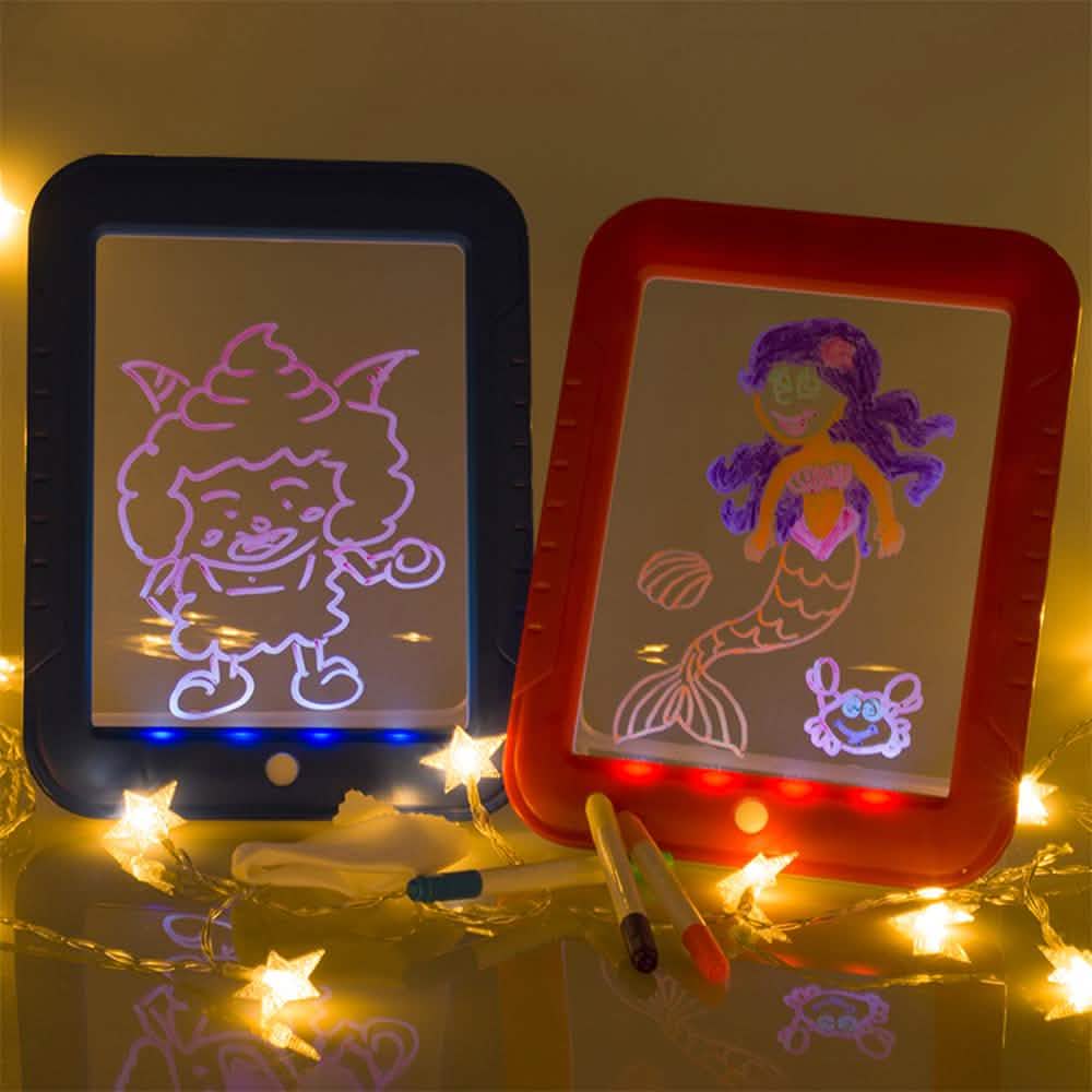 Kids Color Drawing Tablet Set