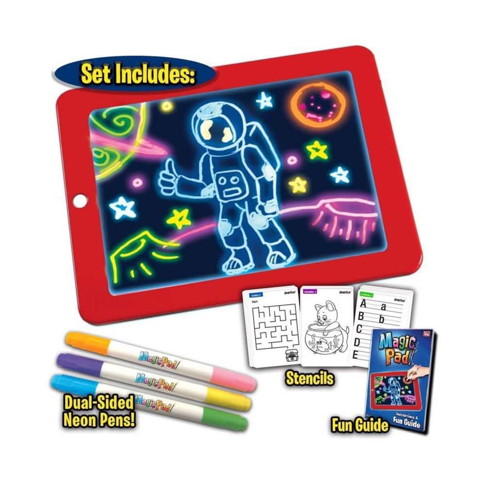 Kids Color Drawing Tablet Set