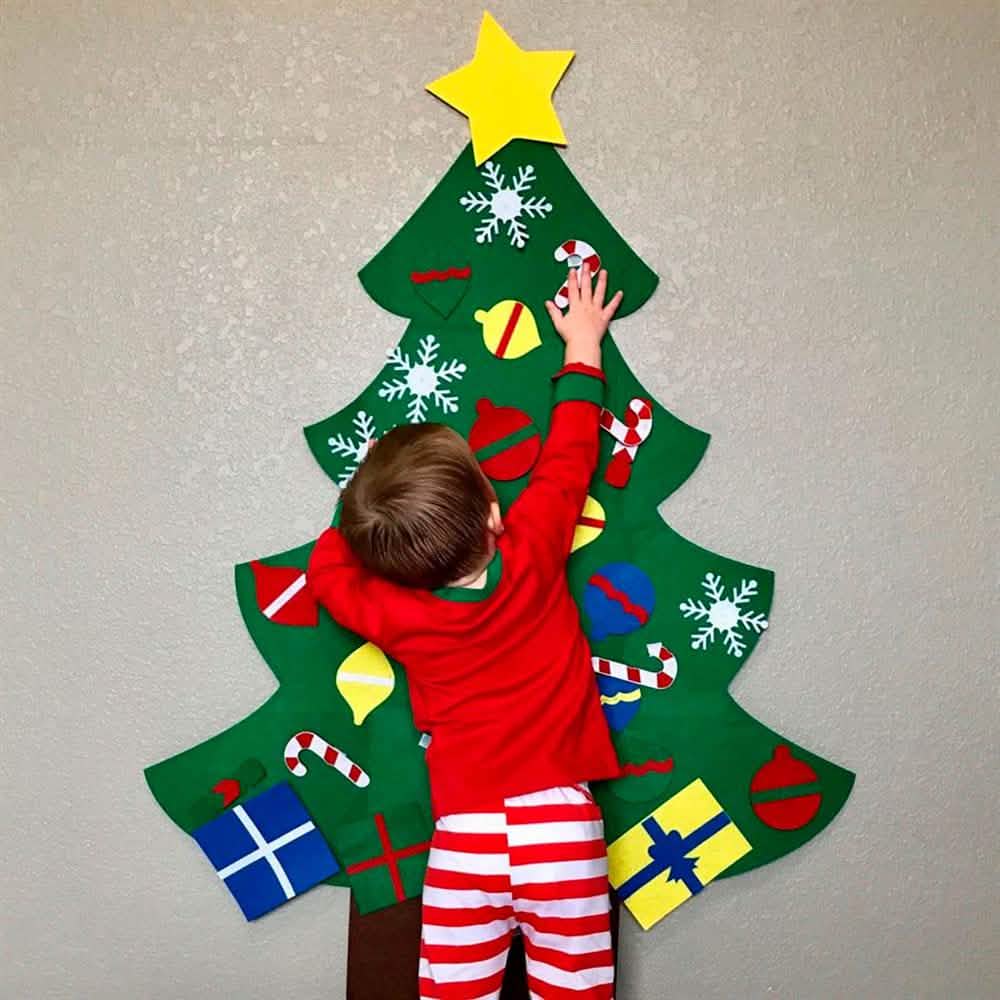 Kids Decorative DIY Felt Christmas Tree